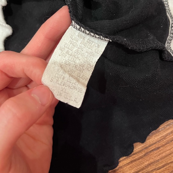 Vintage Y2k Black & Pink Graphic Long Sleeve Top Indie Cyber Scene Grunge 90s - Picture 11 of 14